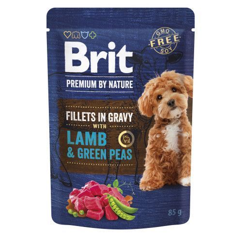 Корм влажный Brit Premium Fillets in Gravy Multipack для собак малых пород филе в соусе Мультипак 12 шт х 85 г 101245 фото