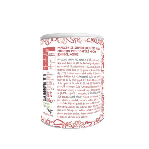 Лакомства для кошек Brit Care Cat Snack Superfruits Lamb ягненок, 100 г 100651 фото
