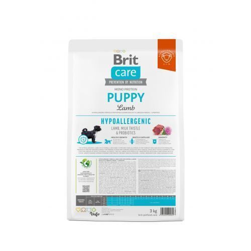 Сухой корм Brit Care Dog Hypoallergenic Puppy для щенков, гипоаллергенный с ягненком, 3 кг 172212 фото