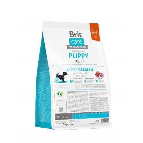 Сухой корм Brit Care Dog Hypoallergenic Puppy для щенков, гипоаллергенный с ягненком, 3 кг 172212 фото