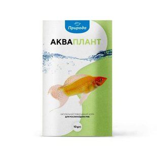 Корм Природа "Акваплант" для растительноядных рыб, 10 г PR740112 фото
