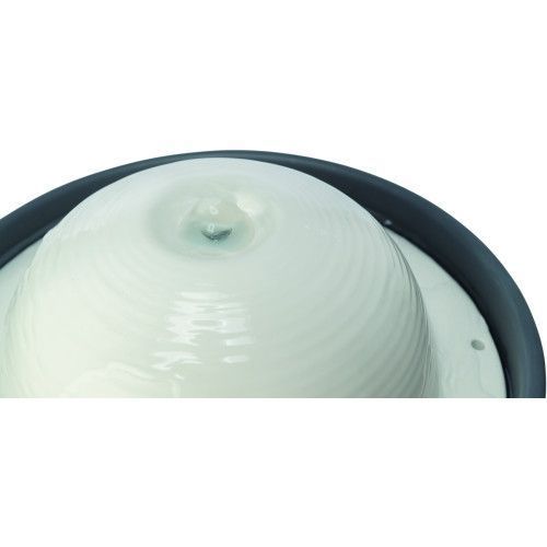 Фонтан Trixie Vital Dome керамічний для собак 1,5 л 20х10х20 см сіро-білий 24448 фото