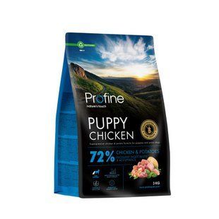 Корм сухой Profine Puppy Chicken and Potatoes для щенков и юниоров всех пород, с курицей и картофелем, 3 кг 173063 фото