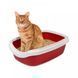 Туалет Природа &laquo;Comfort M&raquo; для котів, 41х30х13,5 см (бордовий) PR241736 фото 2