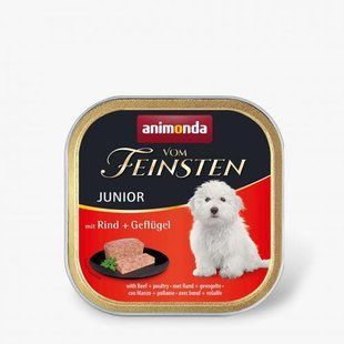 Влажный корм Animonda Vom Feinsten для щенков, с говядиной и птицей, 150 г AM-82620 фото