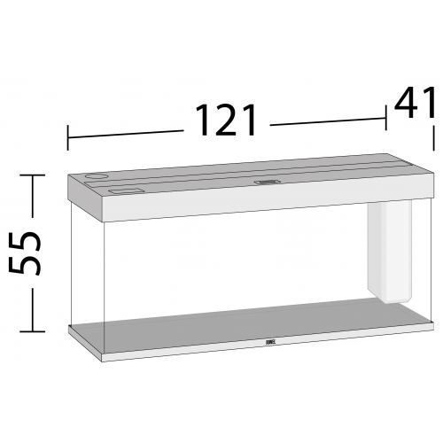 Аквариум Juwel прямой RIO 240 LED, 121х55х41см, 240 л 3850/3800 фото
