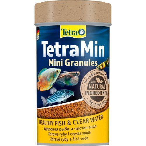 Корм Tetra Min Mini Granules для акваріумних рибок, 45 г (гранули) 199057 фото