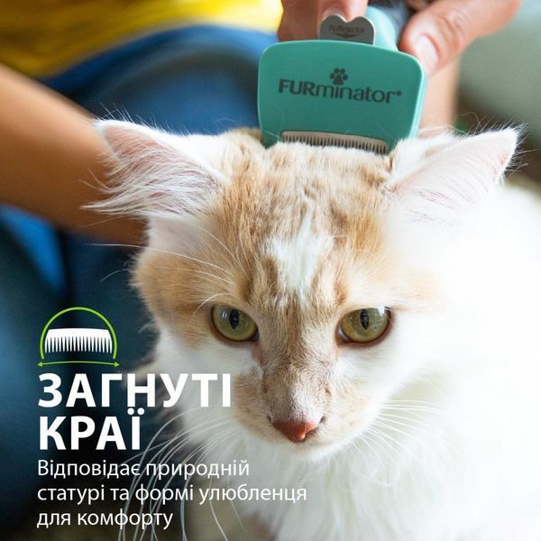 Фурмінатор FURminator для котів з короткою шерстю, розмір S 691659 фото