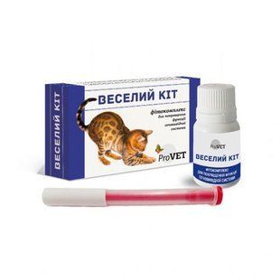 Фитокомплекс ProVET "Веселый кот" для кошек, для улучшения функции мочевыводящей системы, 20 мл PR241752 фото