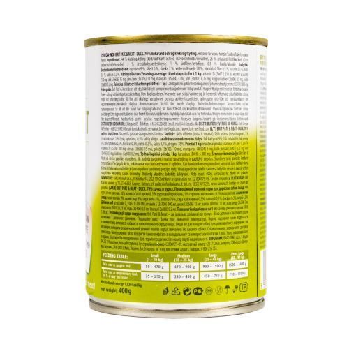 Влажный корм Brit Care Pate & Meat для собак, с уткой, 400 г 100860/100075/0304 фото