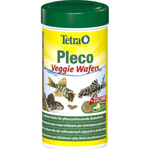 Корм Tetra Pleco Veggie Wafers для травоїдних донних рибок, 110 г (пластинки) 151239 /199118 фото