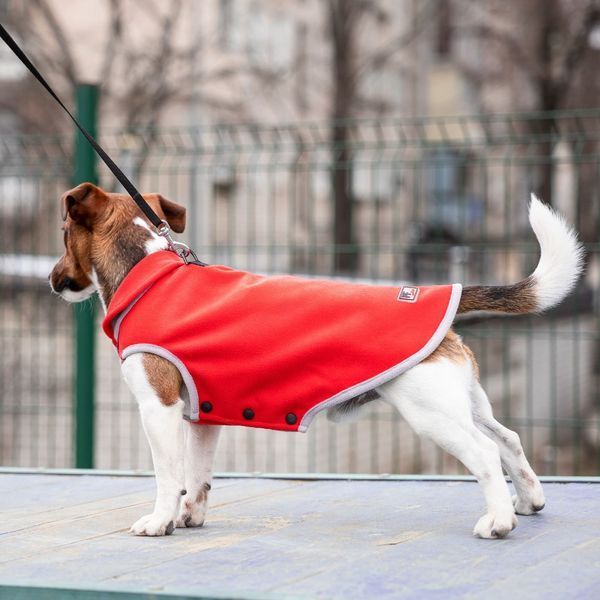Жилет Pet Fashion &laquo;Fleecy&raquo; для собак, розмір XS, червоно-сірий FLEECY кр-сер XS фото