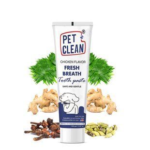 Зубная паста Pet Clean PET TOOTHPASTE для поддержания здоровья и гигиены зубов домашних животных с ароматом курицы 100 г PC001 фото