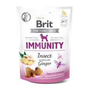 Функциональные лакомства Brit Care Immunity насекомые с имбирем для собак, 150 г 111421/9970 фото