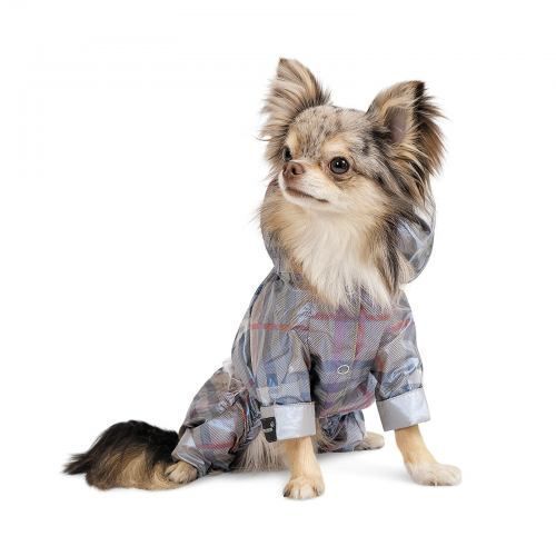 Дощовик Pet Fashion &laquo;Fall&raquo; для собак, розмір 5XL, сірий PR242399 фото