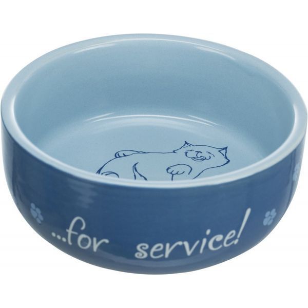 Миска Trixie Thanks for Service для котів, керамічна, 11 см, 300 мл 24793 фото