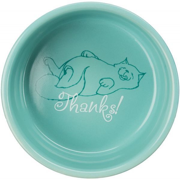 Миска Trixie Thanks for Service для котів, керамічна, 11 см, 300 мл 24793 фото