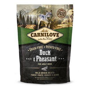 Сухой корм Carnilove Duck & Pheasant для взрослых собак всех пород, утка и фазан, 1,5 кг 150825/8877 фото