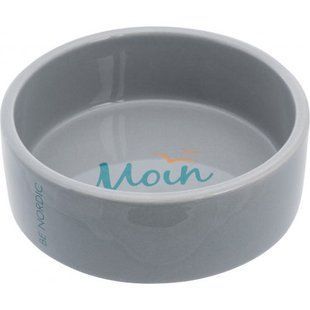 Миска Trixie Be Nordic Moin для собак, серая, 1,4 л, d:20 см (кермическая) 24355 фото