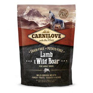 Сухой корм Carnilove Lamb & Wild Boar для взрослых собак всех пород, ягненок и кабан, 1,5 кг 150824/8983 фото