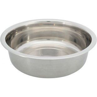 Миска Trixie для собак, 2,4 л, d:25 см (металлическая) 24755 фото
