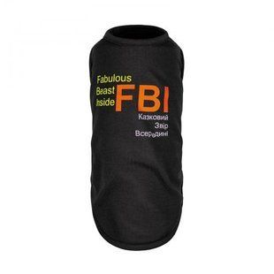 Борцівка Pet Fashion &laquo;FBI&raquo; для собак, розмір XS2, чорна PR242021 фото