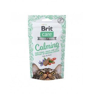 Функциональное лакомства для кошек Brit Care Cat Snack Calming с курицей, 50 г 111901 фото