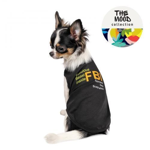 Борцівка Pet Fashion &laquo;FBI&raquo; для собак, розмір XS, чорна PR242020 фото