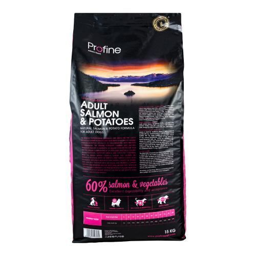 Сухой корм Profine Adult для взрослых собак всех пород, с лососем и картофелем, 15 кг 170553/7572 фото