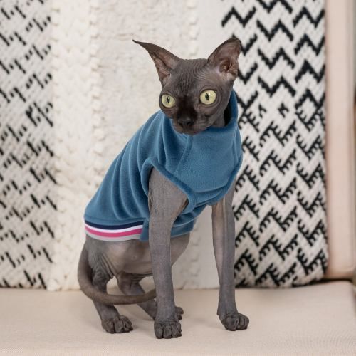 Свитер Pet Fashion &laquo;Wiki&raquo; для кошек, размер M, синий (лимитированная серия) PR243249 фото