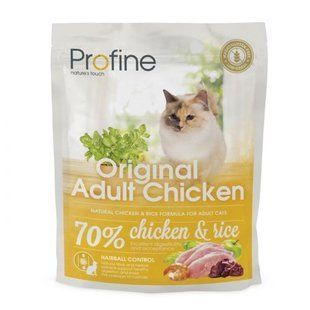 Сухий корм Profine Original Adult для дорослих котів, з куркою та рисом, 300 г 170565/7695 фото
