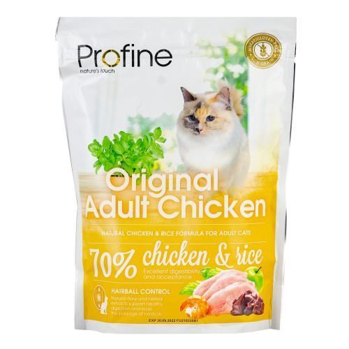 Сухий корм Profine Original Adult для дорослих котів, з куркою та рисом, 300 г 170565/7695 фото