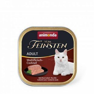Вологий корм Animonda Vom Feinsten для котів, мультим'ясний коктейль, 100 г AM-83204 фото