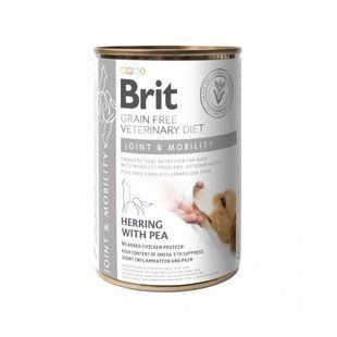 Вологий корм Brit GF VetDiet Joint & Mobility для собак, підтримка здоров'я суглобів, оселедець, індичка та горошок, 400 г 100271/5996 фото