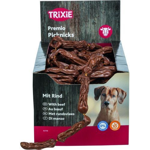 Ласощі Trixie Premio Picknicks для собак Сосиски з яловичиною 8 см 8 г 200 шт 2748 фото