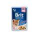 Корм влажный Brit Premium Delicate Fillets in Gravy Chicken for Kitten для котят филе в соусе курица 85 г 101135 фото 1