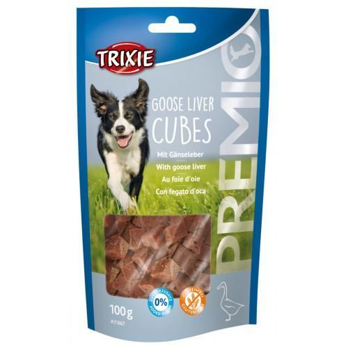 Ласощі Trixie Premio Guse Liver Cubes для собак кубики з гусячою печінкою 100 г 31867 фото