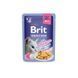 Корм влажный Brit Premium Delicate Fillets in Jelly Chicken для кошек филе в желе курица 85 г 101136 фото 1