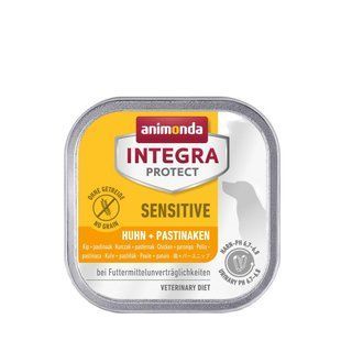 Корм влажный ветеринарный для собак Integra Protect Sensitiv Chicken+Parsnips при пищевой непереносимости, курица+пастернак, 150 г 86538IPR фото