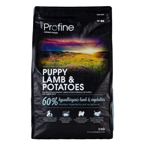 Сухой корм Profine Puppy для щенков и юниоров всех пород, с ягнятиной и картофелем, 3 кг 170548/7527 фото