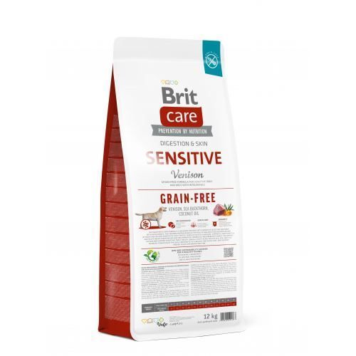 Сухой корм Brit Care Dog Grain-free Sensitive для собак с чувствительным пищеварением, беззерновой с олениной, 12 кг 172210 фото