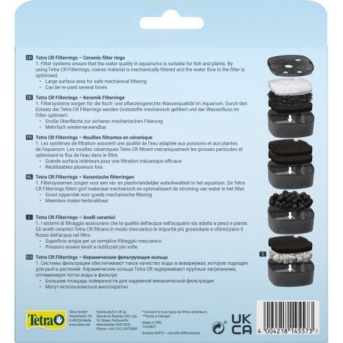 Наповнювач Tetra Filter Rings для зовнішнього фільтра EX, 800 мл (керамічні кільця) 145573 фото