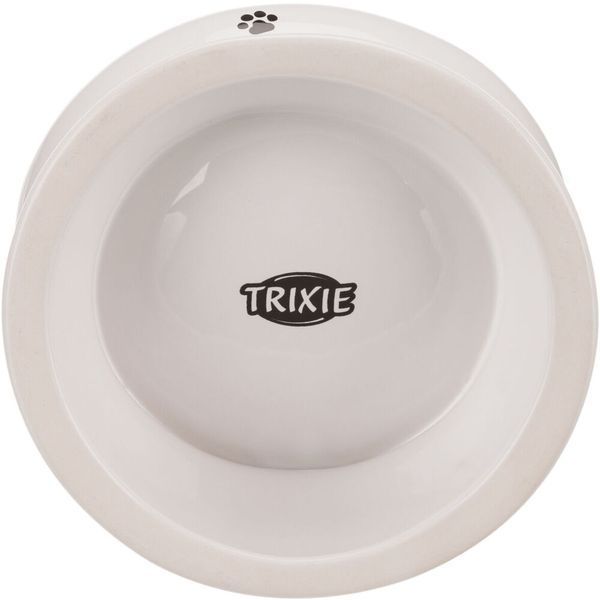 Миска Trixie для кошек керамическая 150 мл d13 см белая 24798 фото