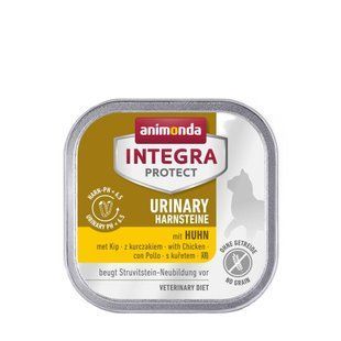 Корм влажный ветеринарный для кошек Integra Protect Urinary Struvit dish with Chicken при мочекаменной болезни, с курицей, 100 г 86610IPR фото