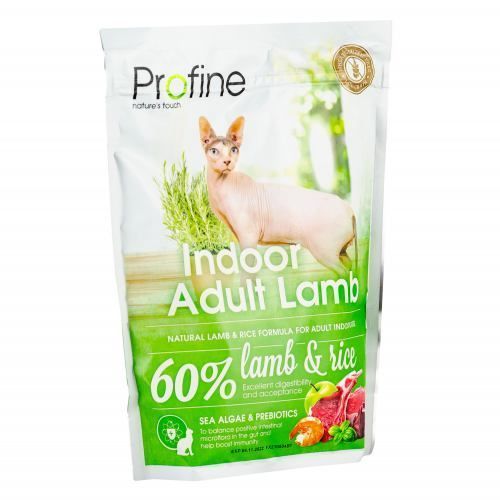 Сухий корм Profine Indoor для котів, які живуть в приміщенні, з ягням та рисом, 300 г 170568/7725 фото