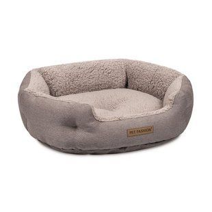 Лежак Pet Fashion Brig для собак, 58х48х20 см кавовий PR441488 фото