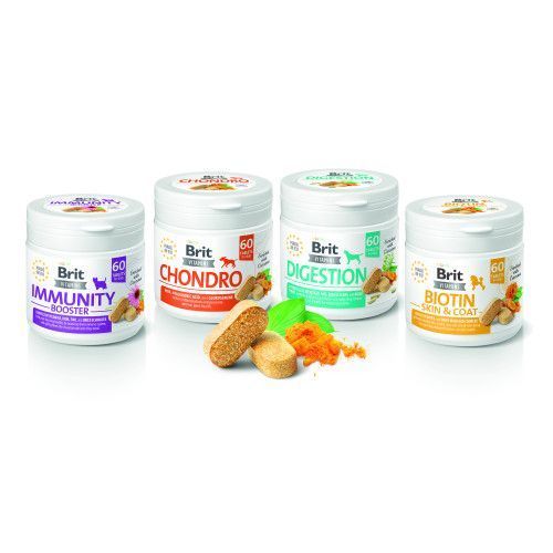 Витамины для собак Brit Vitamins Chondro для суставов 60 таблеток 112288 фото