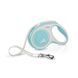 Рулетка Flexi New Comfort для собак, стрічка, розмір M, 5 м (блакитна) FL 043615 фото 1