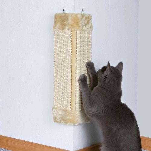 Дряпка Trixie Scratching Board для котів кутова, бежева, 23х49 см 43191 фото