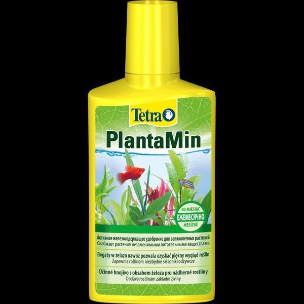 Добриво Tetra PlantaMin для зелених акваріумних рослин з залізом, 250 мл на 1000 л 139299 фото